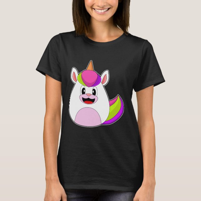 T-shirt OEuf de Pâques Unicorne (Devant)