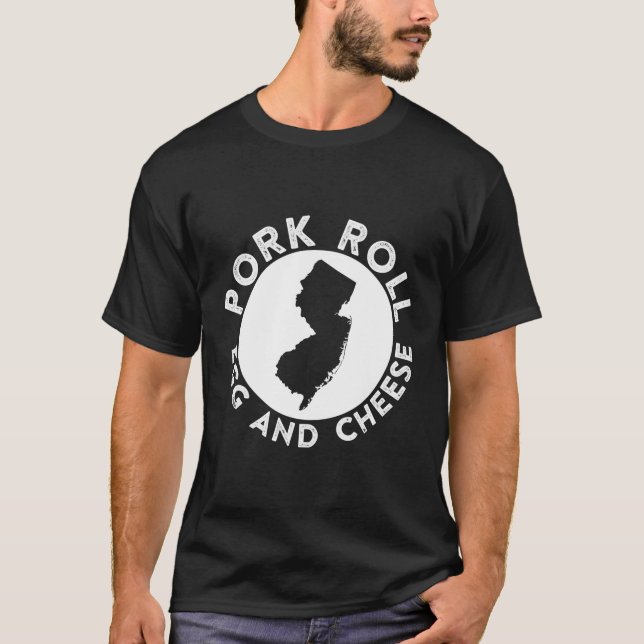 T-shirt Oeuf De Rouleau De Porc Et Fromage Authentique Nj  (Devant)