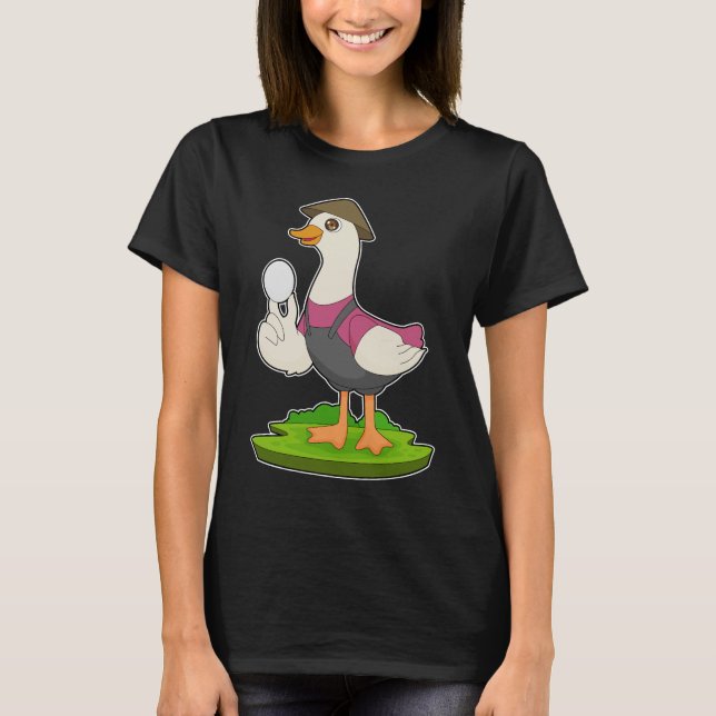 T-shirt OEuf d'éleveur de canards (Devant)