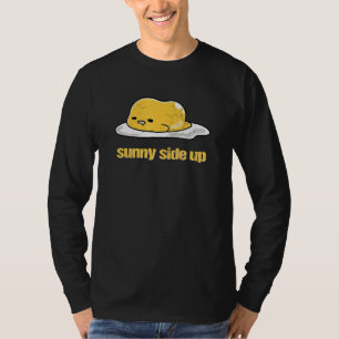 T-shirt Œuf jaune Sunny Vintage sur le côté cuit d'un seul