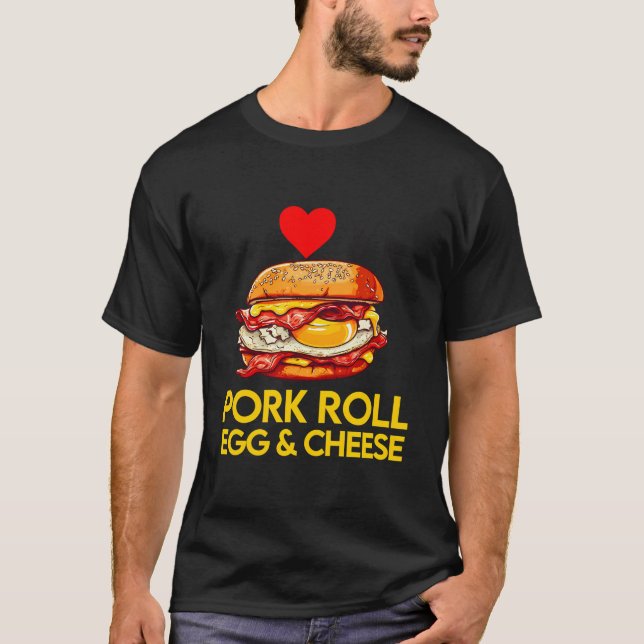 T-shirt Oeuf Rouleau De Porc Et Fromage New Jersey Pride N (Devant)