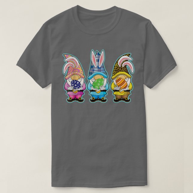 T-shirt OEuf roux de Pâques léopard (Design devant)
