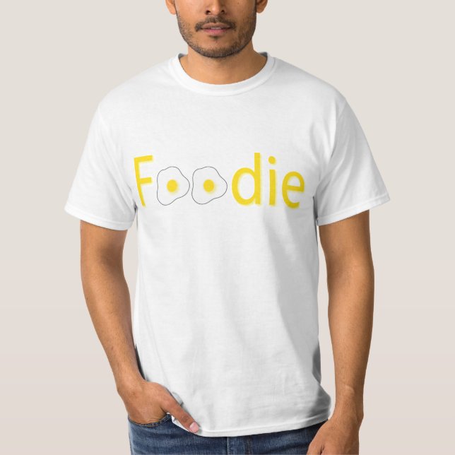 T-shirt oeufs au plat de fin gourmet (Devant)