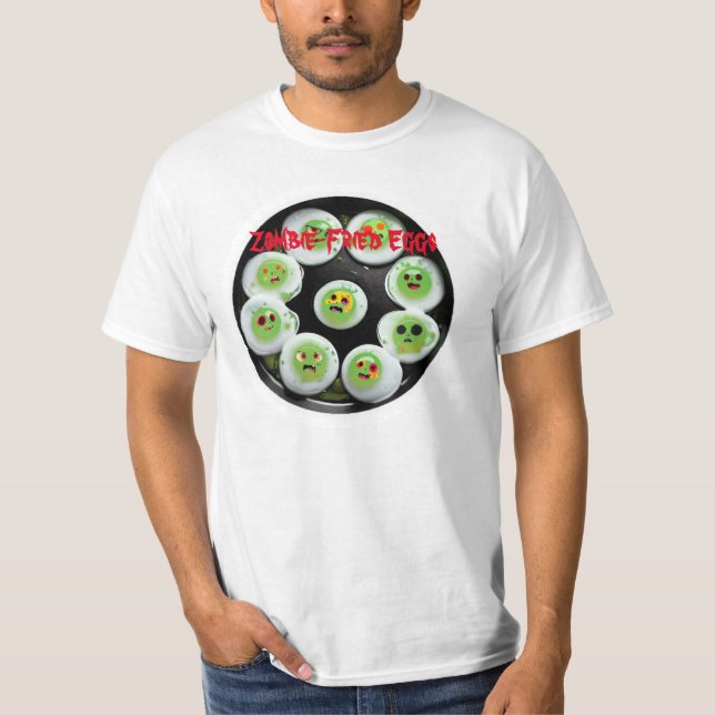 T-shirt OEufs au plat de zombie (Devant)