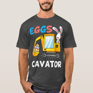 T-shirt Oeufs Cavator Bunny Excavateur mignon Jour de Pâqu