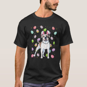 T-shirt Oeufs de Pâques Amant Amusant Chien de taureau amé