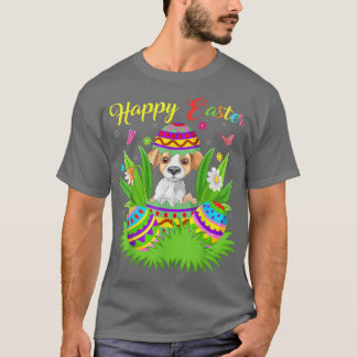 T-shirt Oeufs de Pâques Amant Jack Russell Terrier Chien E