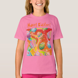 T-shirt Oeufs de Pâques Design ornemental
