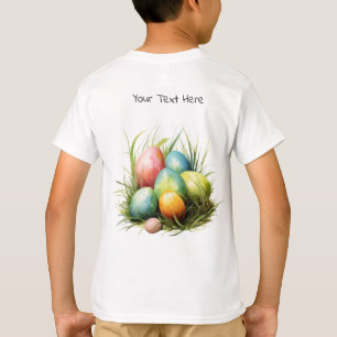 T-shirt Oeufs de Pâques et lapin de Pâques