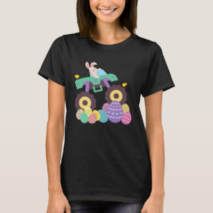 T-shirt Oeufs de Pâques mignons et lapin pour Camion Monst