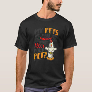 T-shirt Oeufs De Poulet Mes Animaux Faire Petit Déjeuner P