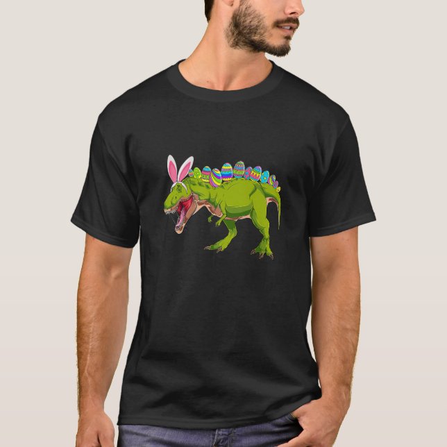 T-shirt OEufs Eggcellent Chasseur de cellule Dinosaur Bunn (Devant)