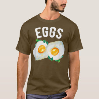 T-shirt Oeufs et (bacon) Couples correspondants Costume d'
