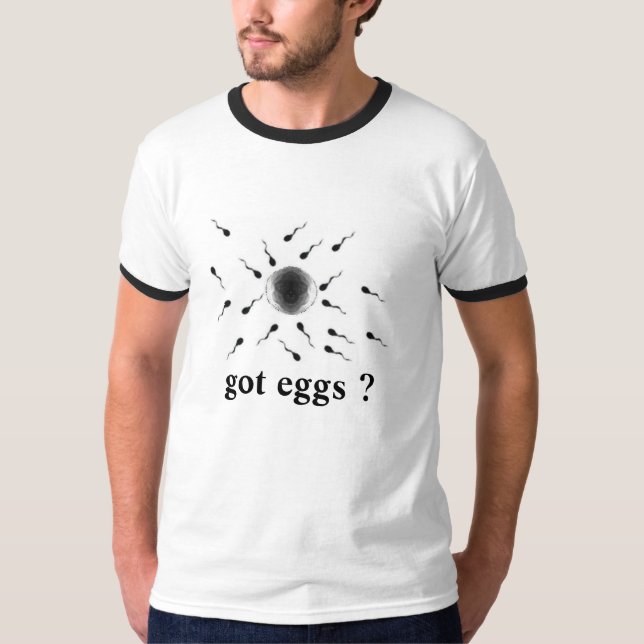T-shirt Oeufs obtenus ? (Devant)