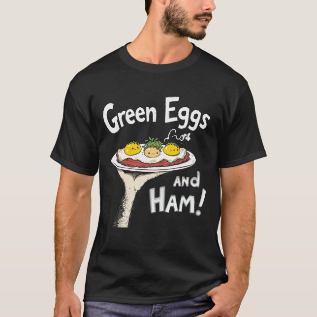 T-shirt Oeufs verts et jambon (Devant)