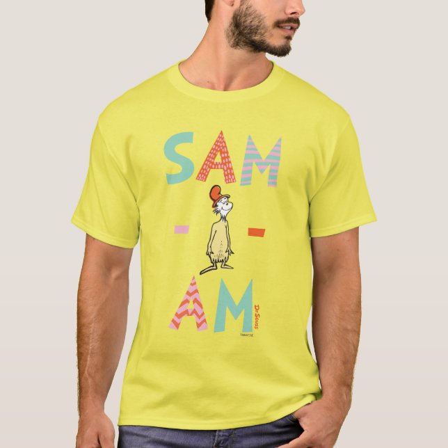 T-shirt Oeufs verts et jambon | Sam-I-Am (Devant)
