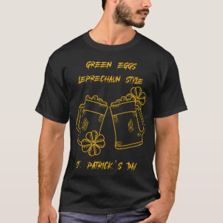 T-shirt Œufs verts, façon leprechaun – St. Patrick