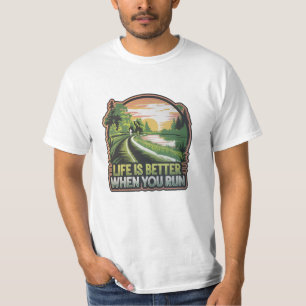 T-shirt Oeuvre à thème pour modes de vie actifs