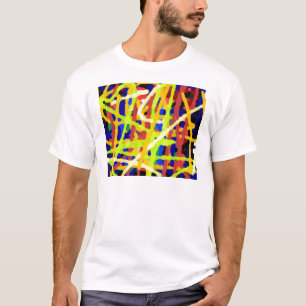 T-shirt Oeuvre Abstraite colorée