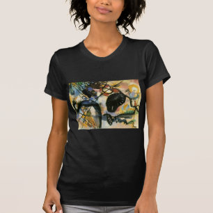 T-shirt Oeuvre Abstraite de Kandinsky Black Spot