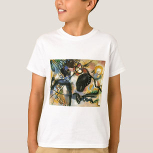T-shirt Oeuvre Abstraite de Kandinsky Black Spot