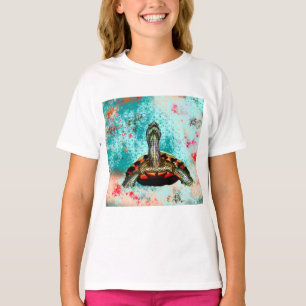 T-shirt Oeuvre Abstraite de tortue