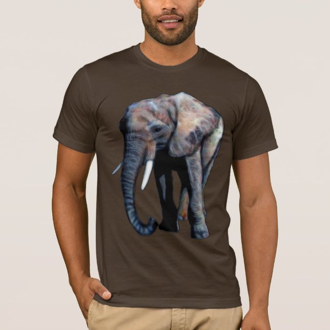 T-shirt Oeuvre africaine pour les Amoureux des animaux ! (Devant)