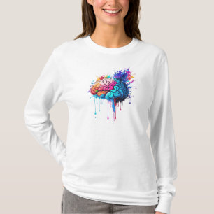T-shirt Oeuvre créative colorée pour scintiller le cerveau