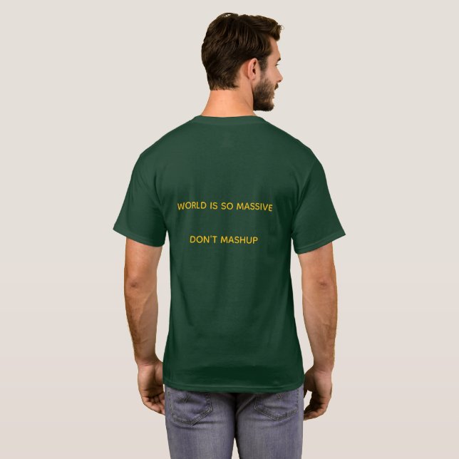 T-SHIRT ŒUVRE D'ART ABSTRAITE (Dos entier)