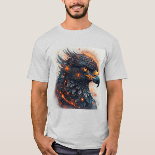 T-shirt Œuvre d'art Aigle Vibrant