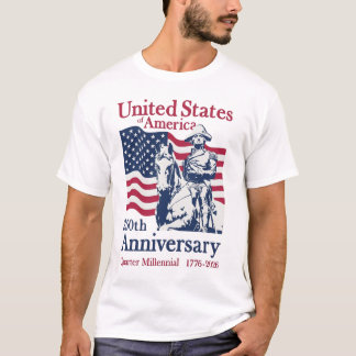 T-shirt Œuvre d'art commémorative du 250e anniversaire des