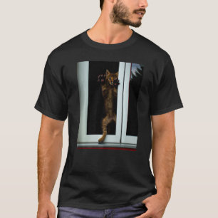 T-shirt OEuvre d'art de chat Freaky mème chaton