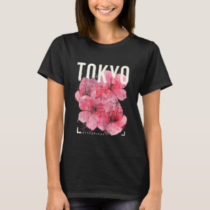 T-shirt Œuvre d'art de la floraison des cerisiers japonais