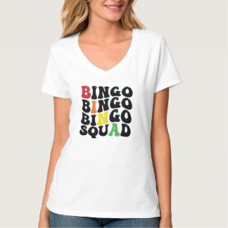 T-shirt Œuvre d'art de mots de l'équipe de Bingo drôle