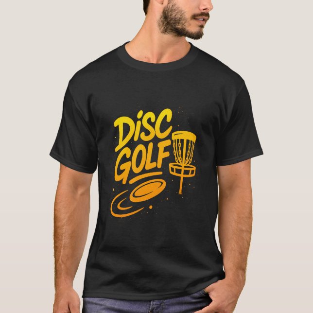 T-shirt Œuvre d'art de typographie graffiti de golf sur di (Devant)