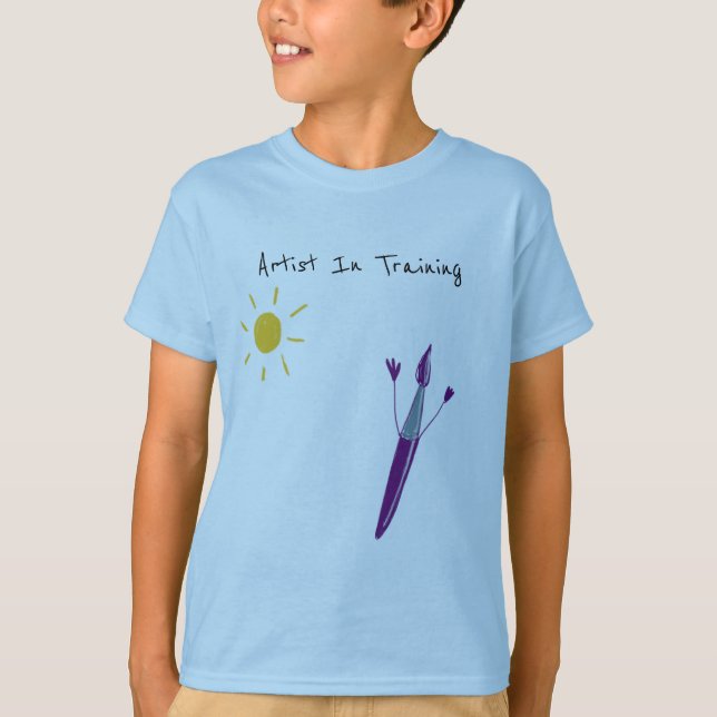 T-shirt Oeuvre d'art de votre enfant Anniversaire en T-shi (Devant)