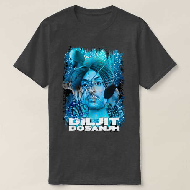 T-shirt OEuvre d'art Diljit Dosanjh 4 (Design devant)