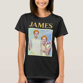 T-shirt Œuvre d'art du portrait duo Cortis James mettant e