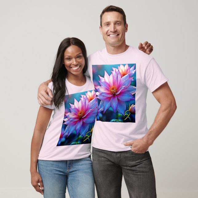 T-shirt Oeuvre d'art en fleurs éthérées (Unisexe)