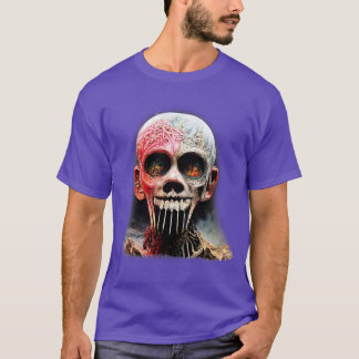 T-shirt Oeuvre d'art en métal noir Extrême