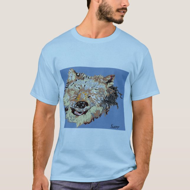 T-shirt OEuvre d'art originale/Impressions par Sarr (Devant)