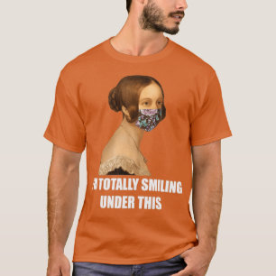 T-shirt oeuvre d'art pandémie cadeau huile peinture avec v