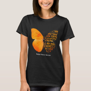 T-shirt Œuvre d'art pour la sensibilisation à la sclérose