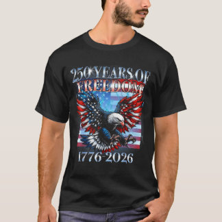 T-shirt Oeuvre d'art pour les 250 ans des États-Unis 1776