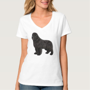 T-shirt Œuvre d'art représentant un chien de Terre-Neuve d