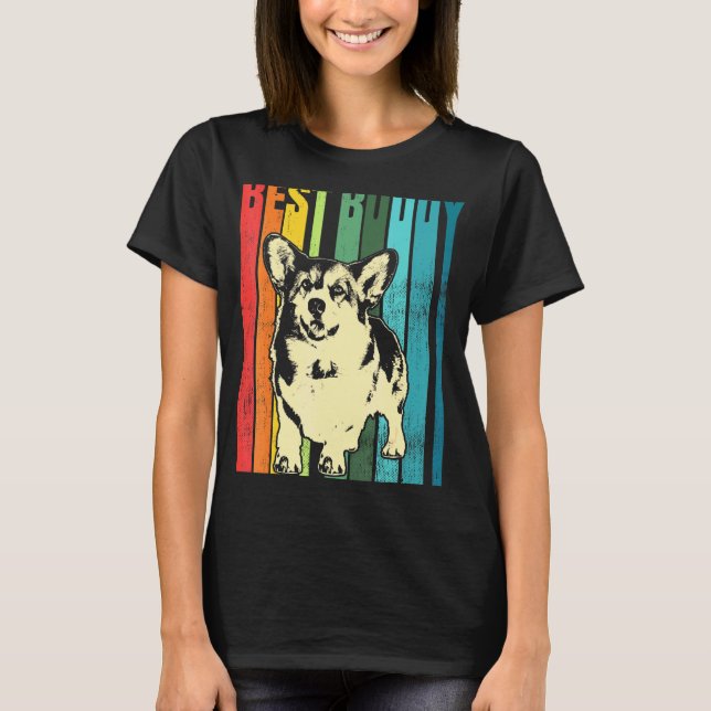T-shirt Œuvre d'art sur le Welsh Corgi (Devant)