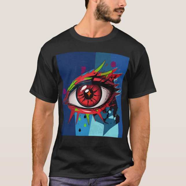 T-shirt oeuvre d'art visuel (Devant)