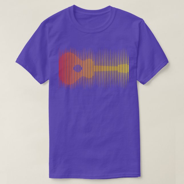 T-shirt OEuvre de guitare 2 (Design devant)
