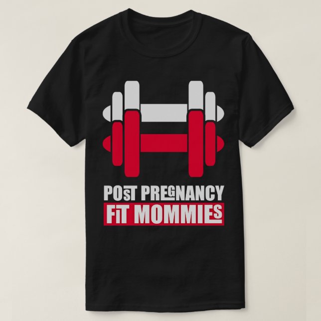 T-shirt Oeuvre de levage de grossesse motivationnelle (Design devant)