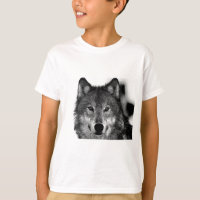 Oeuvre de Loup noir et blanc